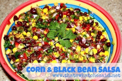 Black Bean Corn Salsa Black Bean & Corn Fresh Salsa