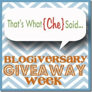 Week of Giveaways Week of Giveaways