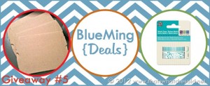 Blogiversary Giveaway #5- BlueMing Deals