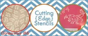 Blogiversary Giveaway #6- Cutting Edge Stencils