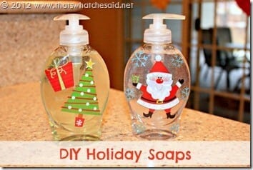 DIY Holiday Soaps