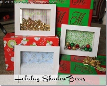 Holiday Shadow Boxes