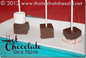 Hot Chocolate on a Stick