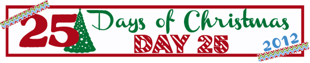 25 Days of Christmas Banner Day 25