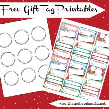 Free Printable Gift Tags