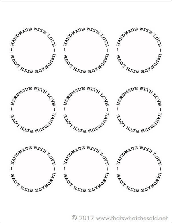 Handmade with Love Circles