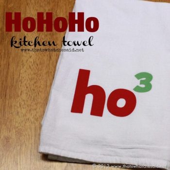 Ho Ho Ho Kitchen Towel