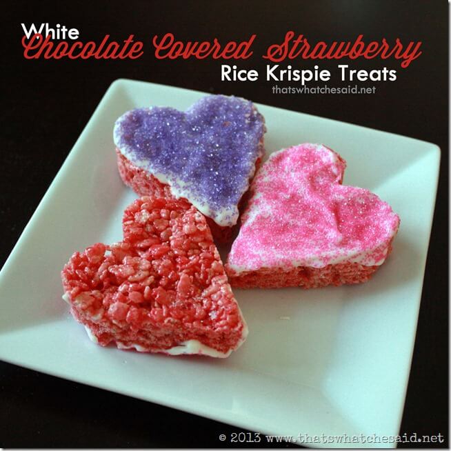 Strawberry Rice Krispie Treats