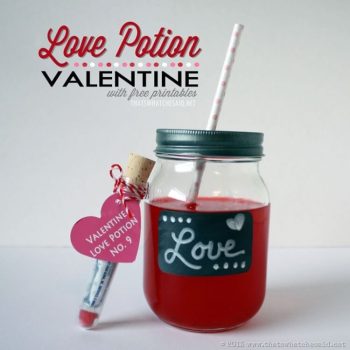 Love Potion Valentine Idea – Free Printable