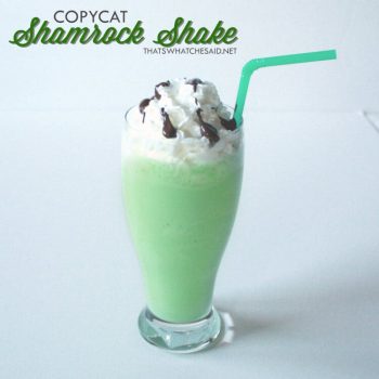 Copycat Shamrock Shake Recipe