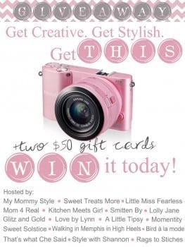 Samsung NX1000 Giveaway + Amazon Gift Cards