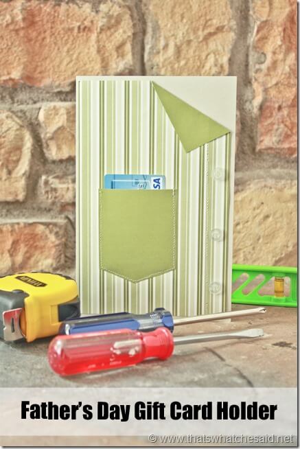 Fathers day Gift card holder