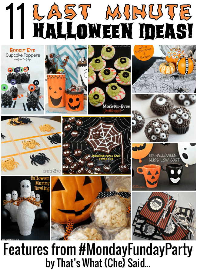 Last Minute Halloween Ideas at thatswhatchesaid.net