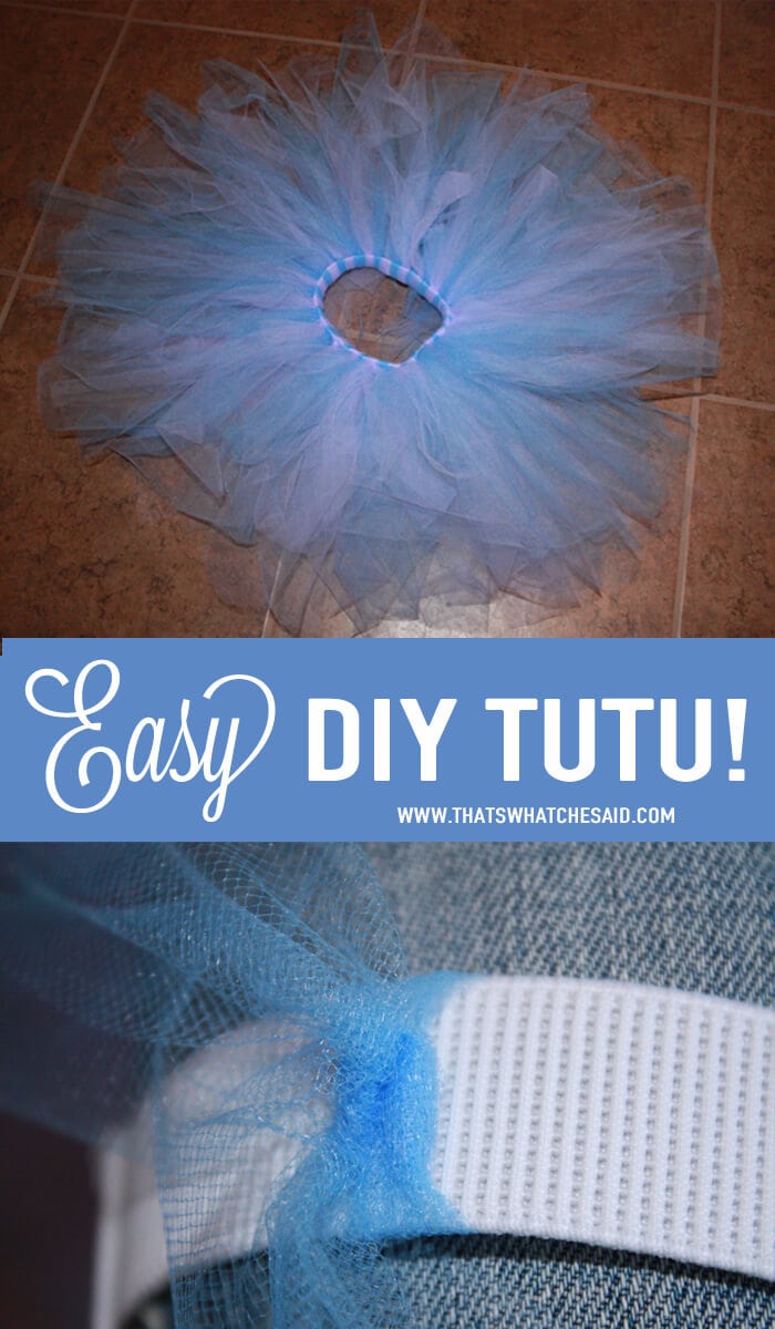 Easy DIY Toddler Tutu Tutorial