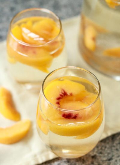 How to Make White Peach Sangria