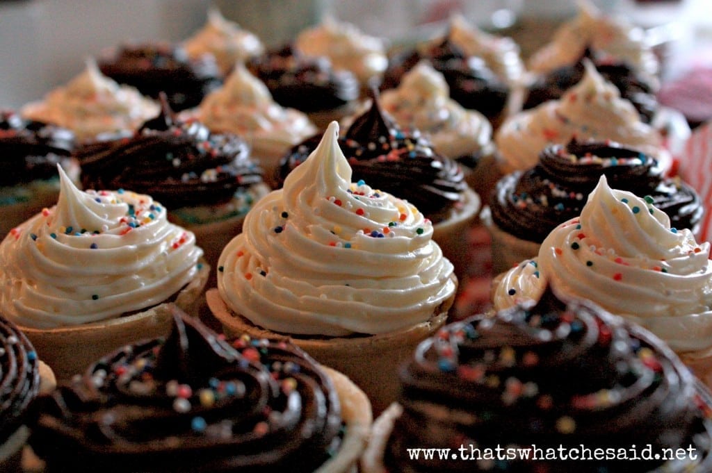 Ice Cream Cone Cupcakes