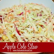 Apple Cole Slaw at thatswhatchesaid.net