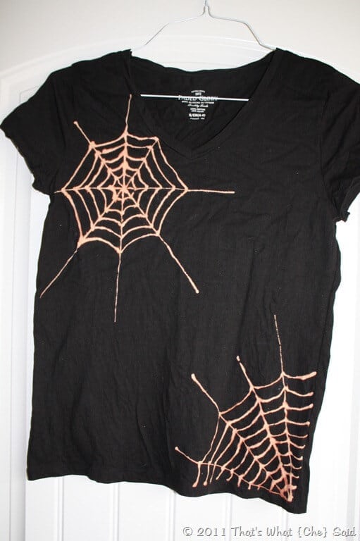 diy halloween bleach shirts