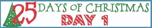 25 Days of Christmas Banner day 1