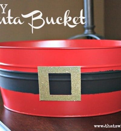 DIY Santa Bucket