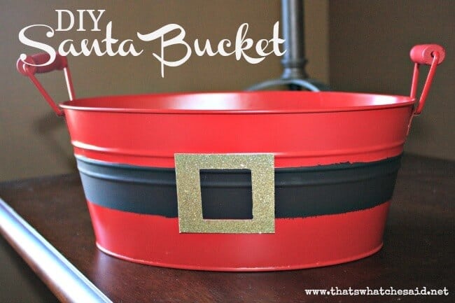 DIY Santa Bucket