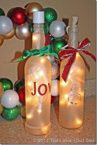 Frosted-Wine-Bottle-Luminaries