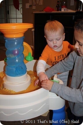 Pasta Noodle Sensory Table