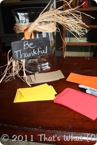 Be Thankful Jar