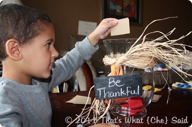 Be Thankful Jar