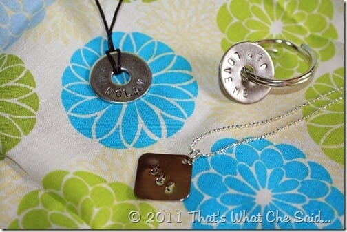 Hand Stamped Jewelry