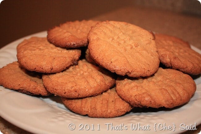 3 Ingredient Peanut Butter Cookies