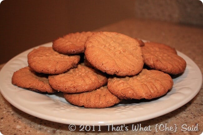 3 Ingredient Peanut Butter Cookies