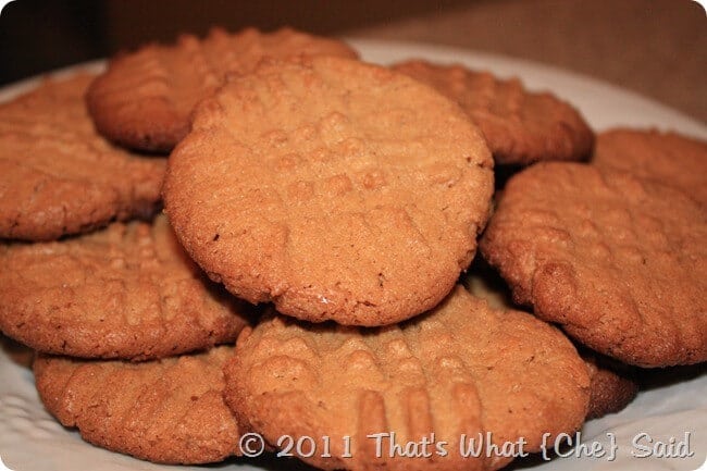 3 Ingredient Peanut Butter Cookies