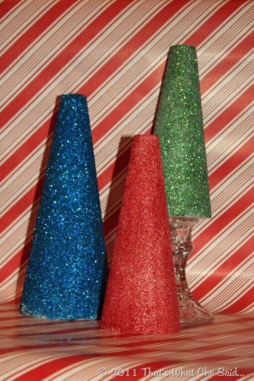 Styrofoam Christmas Trees