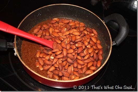 Cinnamon Candied Almonds