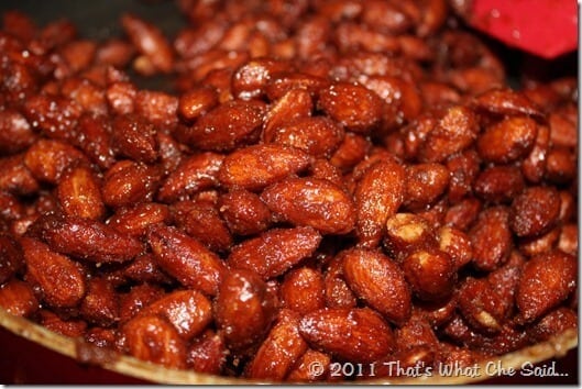 Cinnamon Candied Almonds