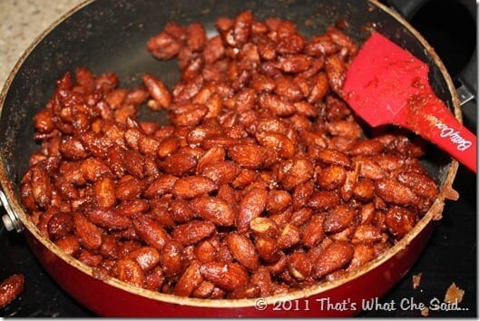 Cinnamon Candied Almonds