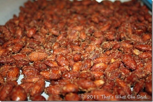 Cinnamon Candied Almonds