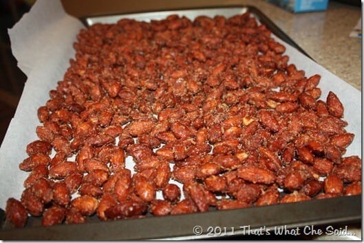 Cinnamon Candied Almonds