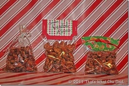 Cinnamon Candied Almonds