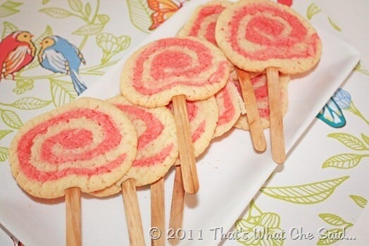 Valentine's Day Swirl Cookies at thatswhatchesaid.net