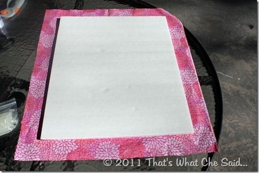 DIY Bulletin Board at thatswhatchesaid.com