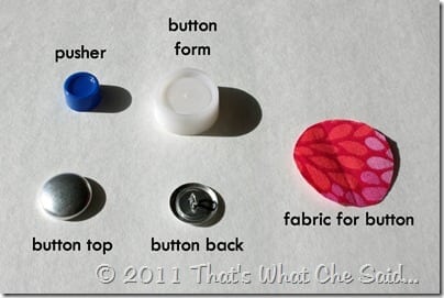 How to make fabric buttons