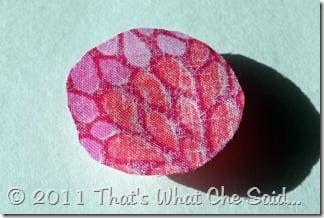 How to make your own fabric buttons at thatswhatchesaid.com