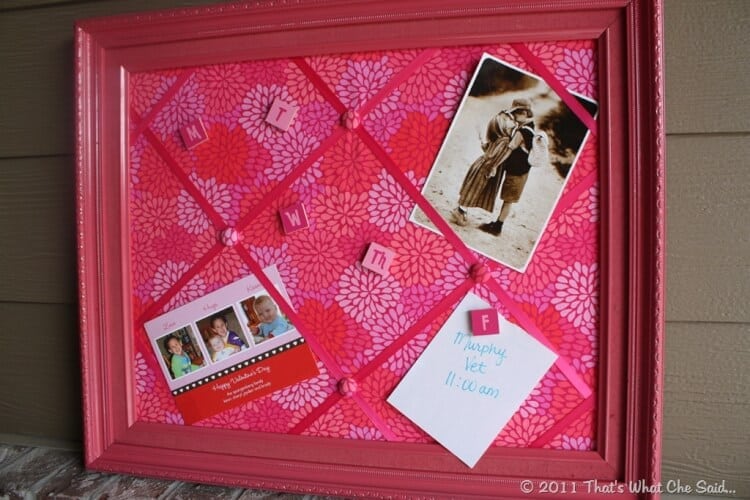 DIY Bulletin & Memo Board