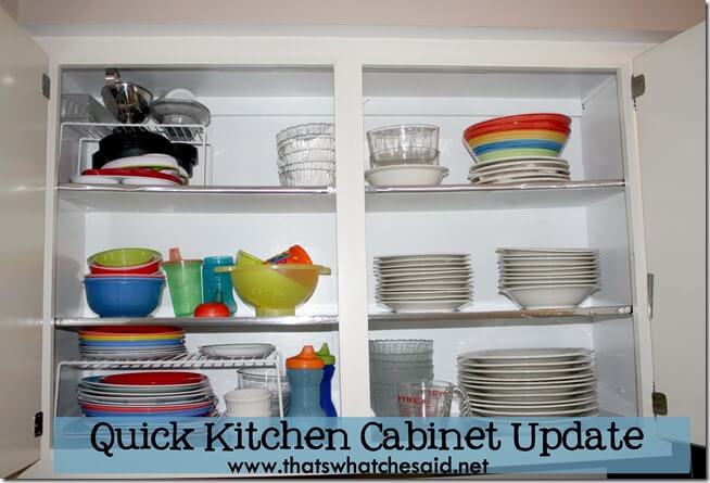 Quick Kitchen Cabinet Update