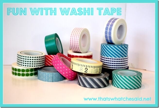 Washi Tape Light Switch & Outlet Cover