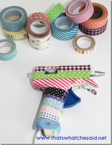 Washi Tape Hot Glue Gun