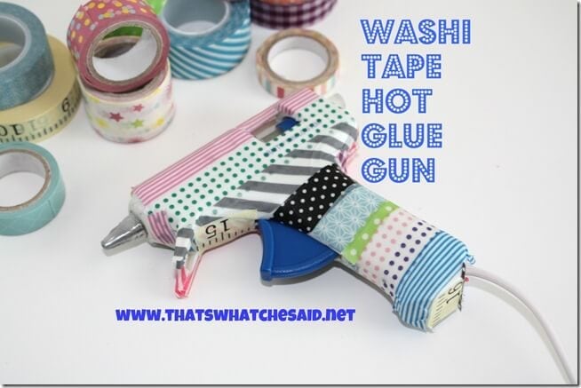 Washi Tape Hot Glue Gun