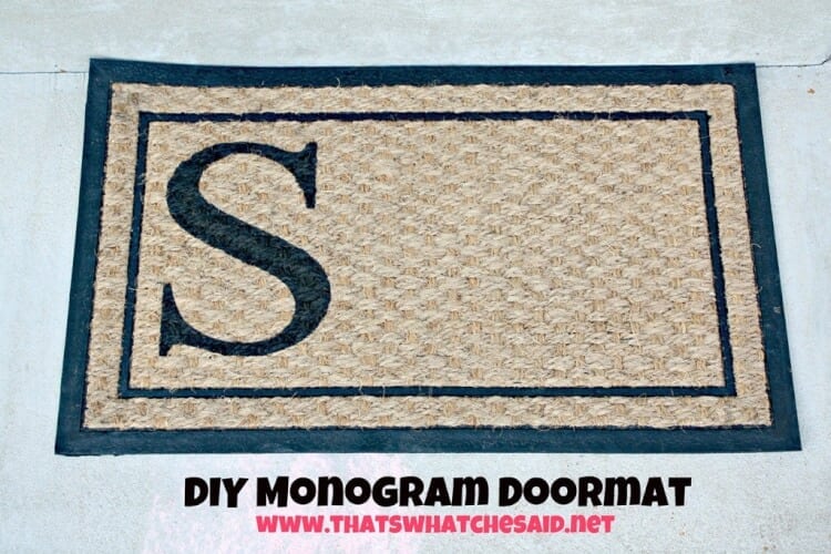 Halloween Doormat DIY With Free SVG File - Simple Made Pretty